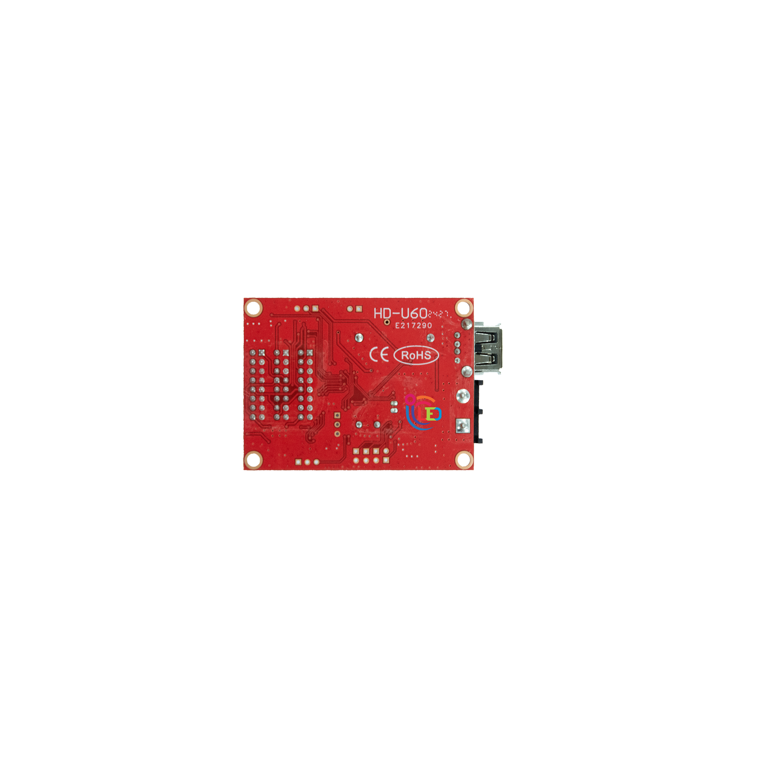 کنترلر HD-U60 ساخت شرکت Huidu دارای دو خروجی هاب ۱۲ و یک خروجی هاب ۰۸
