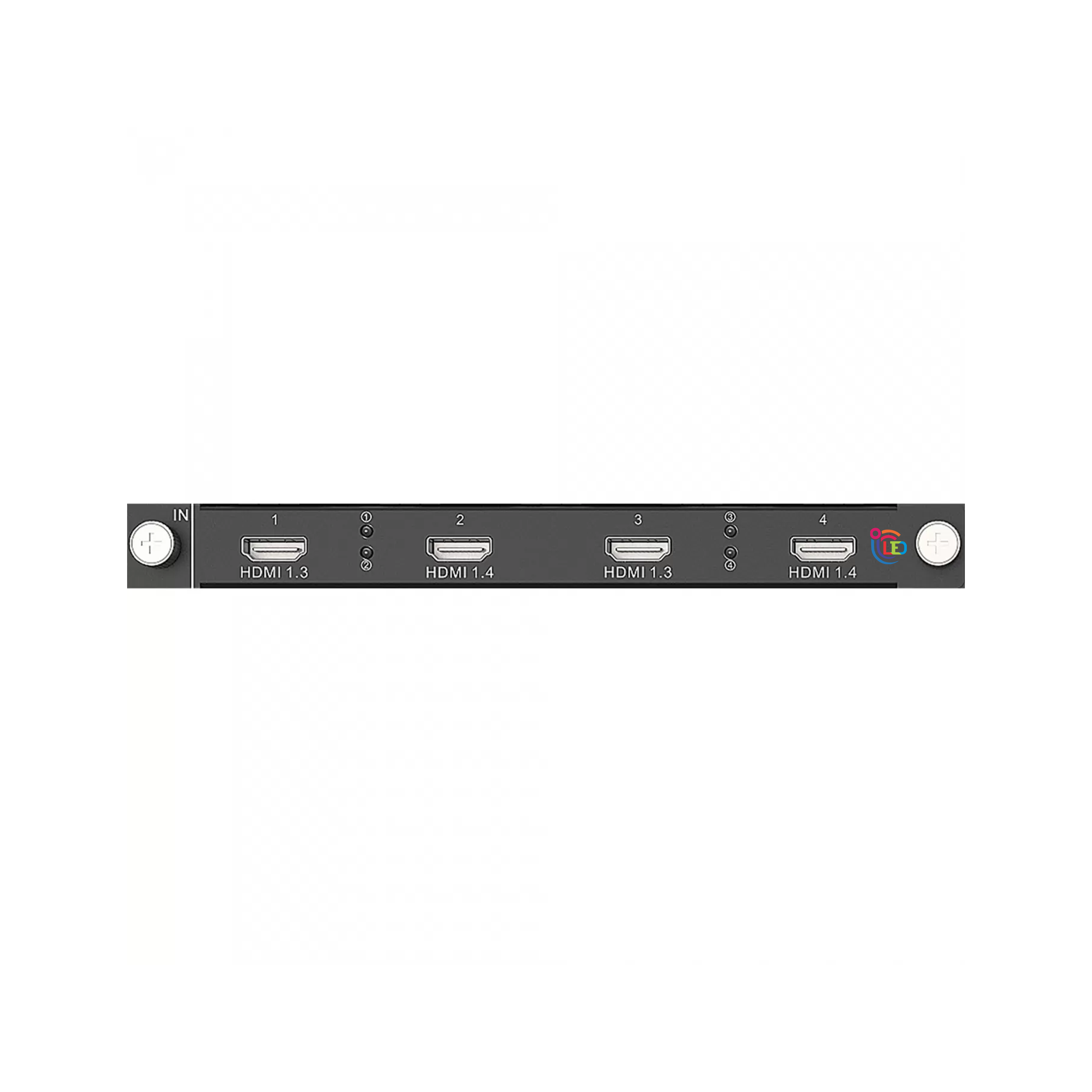 کارت ورودی HDMI نوااستار H2 دارای 4 ورودی HMI نما از روبرو