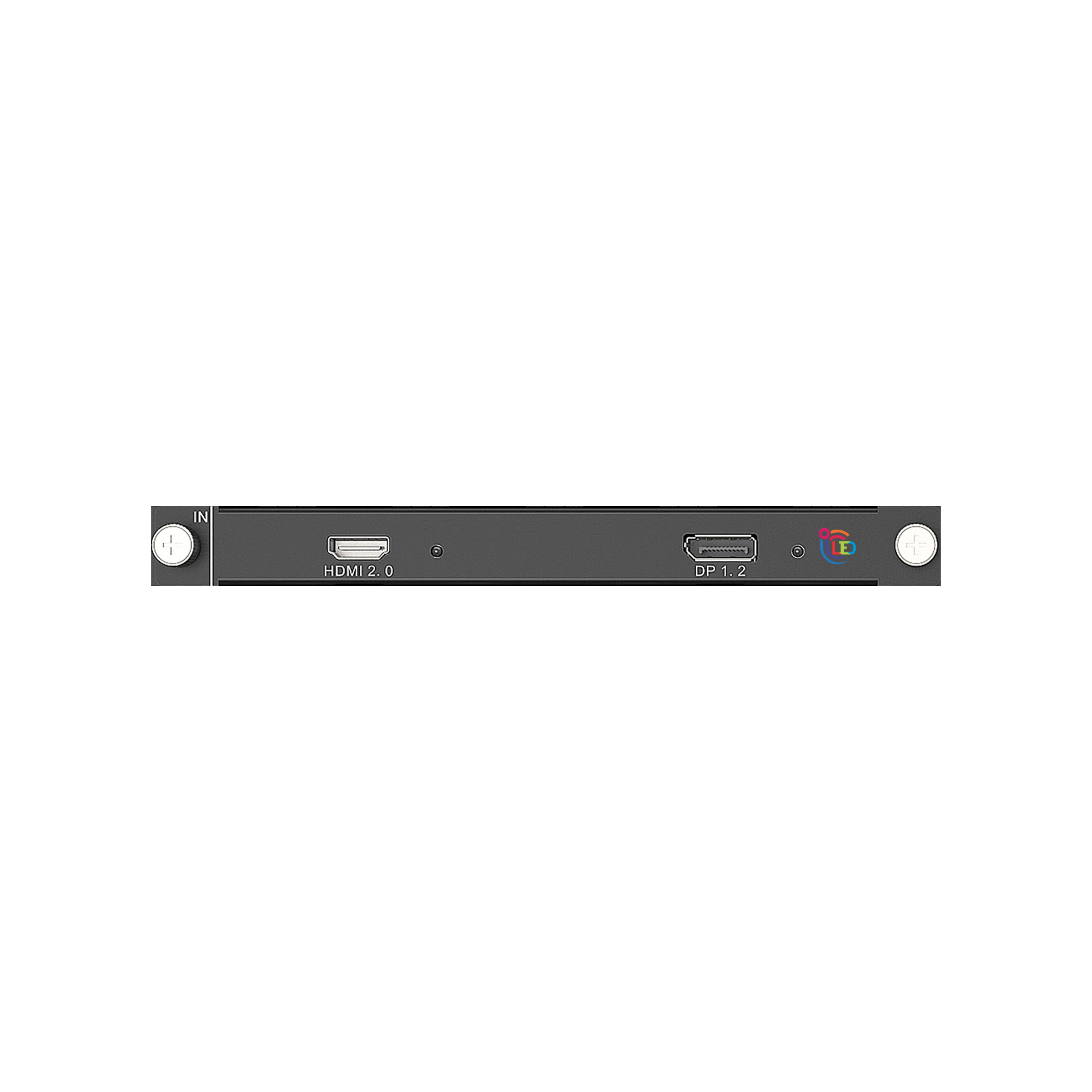 کارت ورودی HDMI 2.0 و DP 1.2 نوااستار نمای روبروی کارت