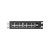 کارت خروجی 16 پورت RJ45 و 2 فیبر نوااستار نما از روبوری کارت